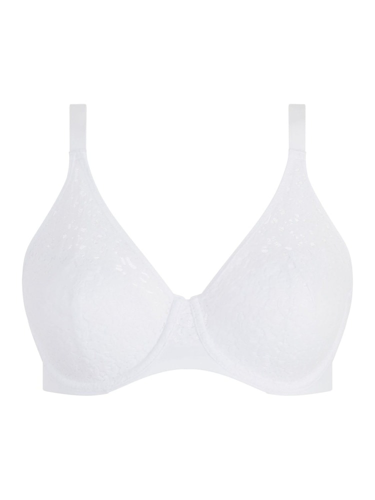 Chantelle Norah Soft Feel Floral Print White Underwired Bra - Imagen 6 de 6