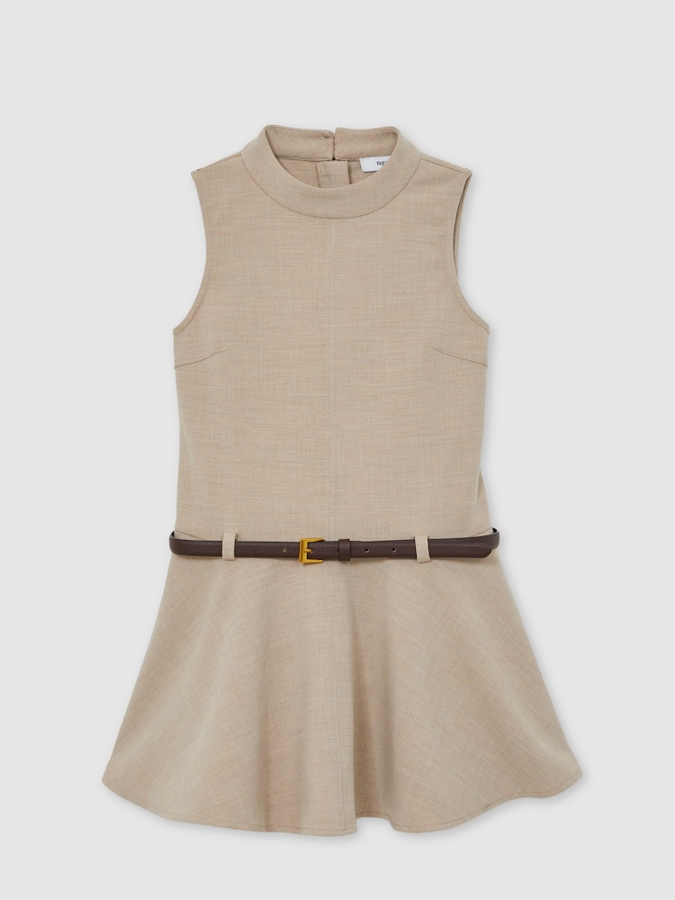 Reiss Neutral Bella Dress - Image 2 of 4