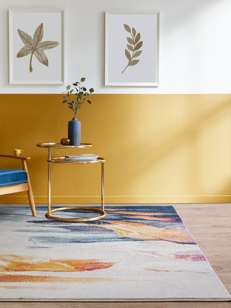 Asiatic Rugs Cream Nova Vista Abstract Rug - Image 1 of 5