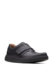 Clarks Black Leather Un Abode Strap Shoes - Image 3 of 7