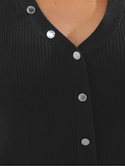 Star by Julien MacDonald Black Button Detail Vest - Image 3 of 4
