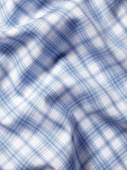 Charles Tyrwhitt Cornflower Blue Slim Fit Extra Slim Fit Non-Iron Royal Oxford 100% Cotton Shirt - Image 6 of 6