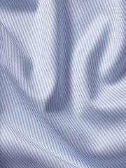 Charles Tyrwhitt Blue Slim Fit Egyptian Fine Stripe 100% Cotton Shirt - Image 6 of 6