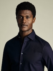Приталенная негладкая рубашка Charles Tyrwhitt - Изображение 2 из 6