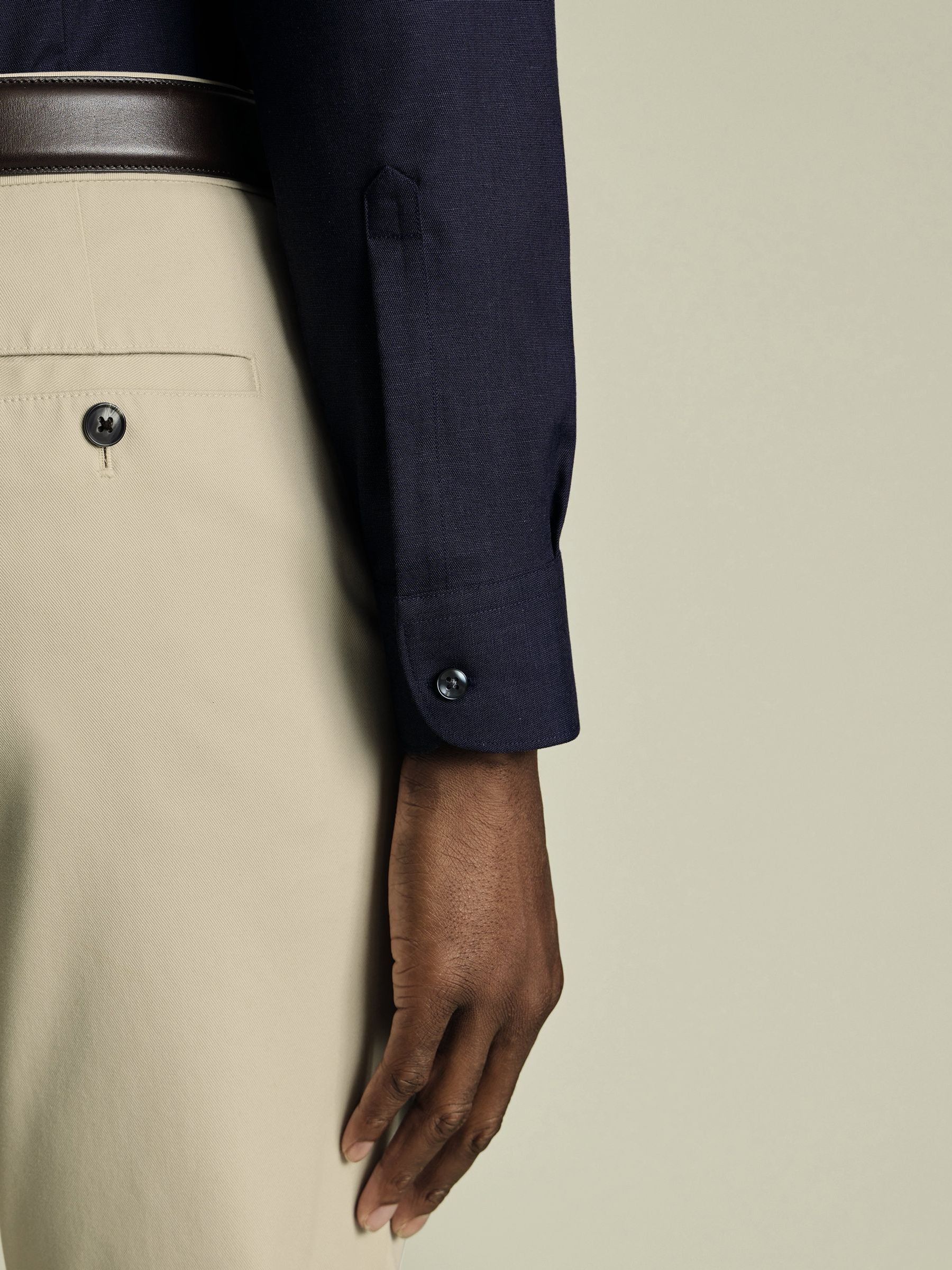 Buy Charles Tyrwhitt Blue Slim Fit Non-Iron Shirt from Next South