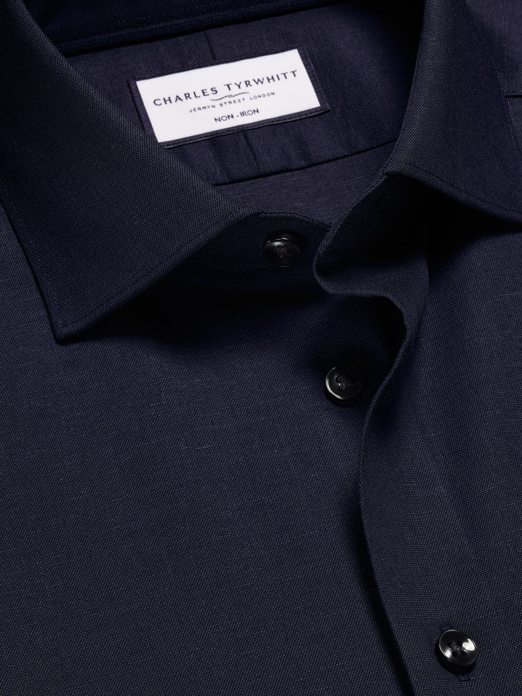 Buy Charles Tyrwhitt Blue Slim Fit Non-Iron Shirt from Next South
