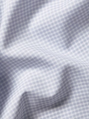 Charles Tyrwhitt Blue Classic Fit Non-Iron Cutaway Collar Gingham 100% Cotton Shirt - Image 6 of 6