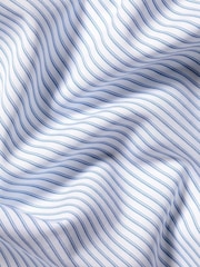Charles Tyrwhitt Blue Classic Fit Non-Iron Cutaway Collar Fine Check 100% Cotton Shirt - Image 6 of 6
