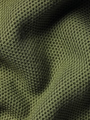 Charles Tyrwhitt Green Honeycomb 100% Cotton Zip Neck Sweat Top - Image 5 of 5