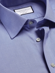 Charles Tyrwhitt Blue Classic Fit Non-Iron Royal 100% Cotton Oxford Shirt - Image 5 of 6