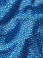 Charles Tyrwhitt Turquoise Printed Performance Polo Shirt - Image 5 of 5