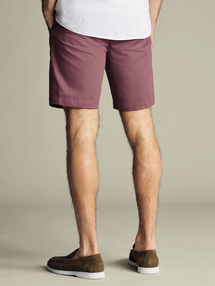 Charles Tyrwhitt Red Cotton Shorts - Image 2 of 5