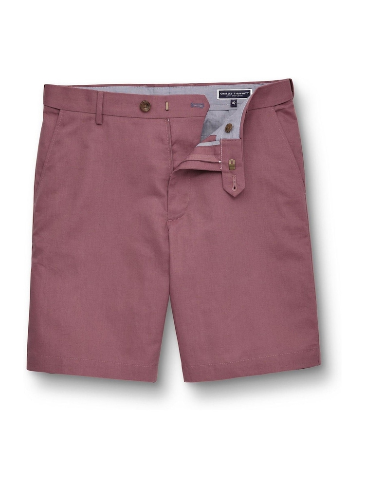 Charles Tyrwhitt Red Cotton Shorts - Image 4 of 5