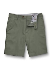 Charles Tyrwhitt Green Cotton Shorts - Image 3 of 4