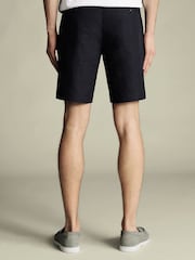 Charles Tyrwhitt Blue 100% Linen Shorts - Image 2 of 5