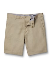 Charles Tyrwhitt Brown 100% Linen Shorts - Image 4 of 5
