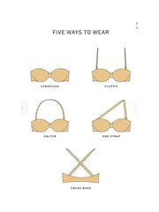 Victoria's Secret Marzipan Nude Lightly Lined Strapless Multiway Bra - Image 4 of 5