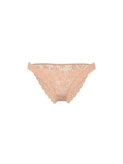 Victoria's Secret Praline Nude Bikini Lace Knickers - Image 3 of 3