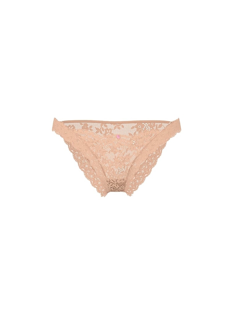 Victoria's Secret Praline Nude Bikini Lace Knickers - Image 3 of 3