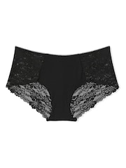 Victoria's Secret PINK Black Hipster No Show Lace Trim Knickers - Image 3 of 3