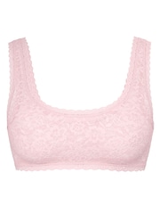 Victoria's Secret Pretty Blossom Pink Bralette Sexy T-Shirt Lace Scoop - Image 1 of 2