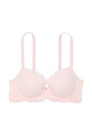 Victoria's Secret Purest Pink Lace Trim Lightly Lined Demi Bra - Image 3 of 5