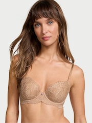 Victoria's Secret Praline Nude Lightly Lined Demi Lace Bra - Image 1 of 5