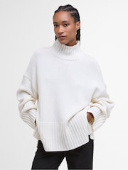 Barbour® Cream Serena Knitted Jumper - Image 1 of 8