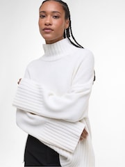 Barbour® Cream Serena Knitted Jumper - Image 4 of 8