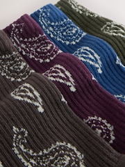 Blue/Green/Brown Pattern - Sportsocken im 4er-Pack - Bild 3 von 3