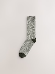 Blue/Green/Red/Yellow Twisted Heavyweight Socks 4 Pack - Image 2 of 7