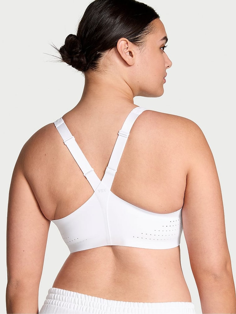 Victoria's Secret White Featherweight Max High Support Sports Bra - Image 2 of 4