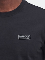 Barbour® International Black Logo T-Shirt - Image 5 of 7