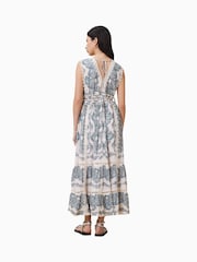 AllSaints Blue Xanthe Dress - Image 6 of 7