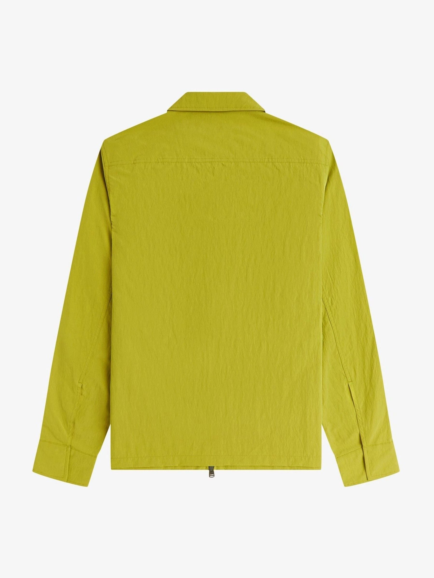 Buy Fred Perry Yellow Zip Through Overshirt from Next USA