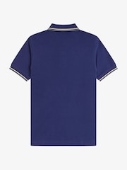 Fred Perry Blue Twin Tipped Polo Shirt - Image 2 of 2
