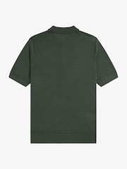 Fred Perry Green Fine Knit Shirt - Image 2 of 2