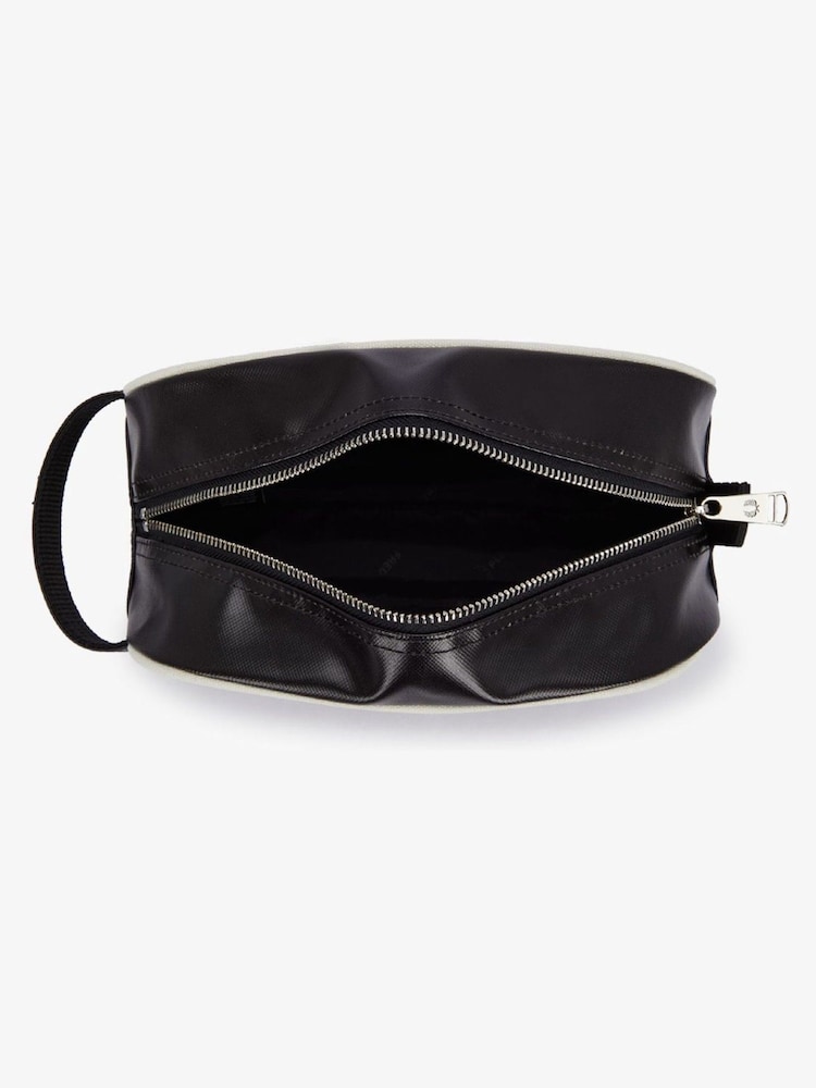 Fred Perry Coated Polyester Wash Black Bag - Image 3 of 4
