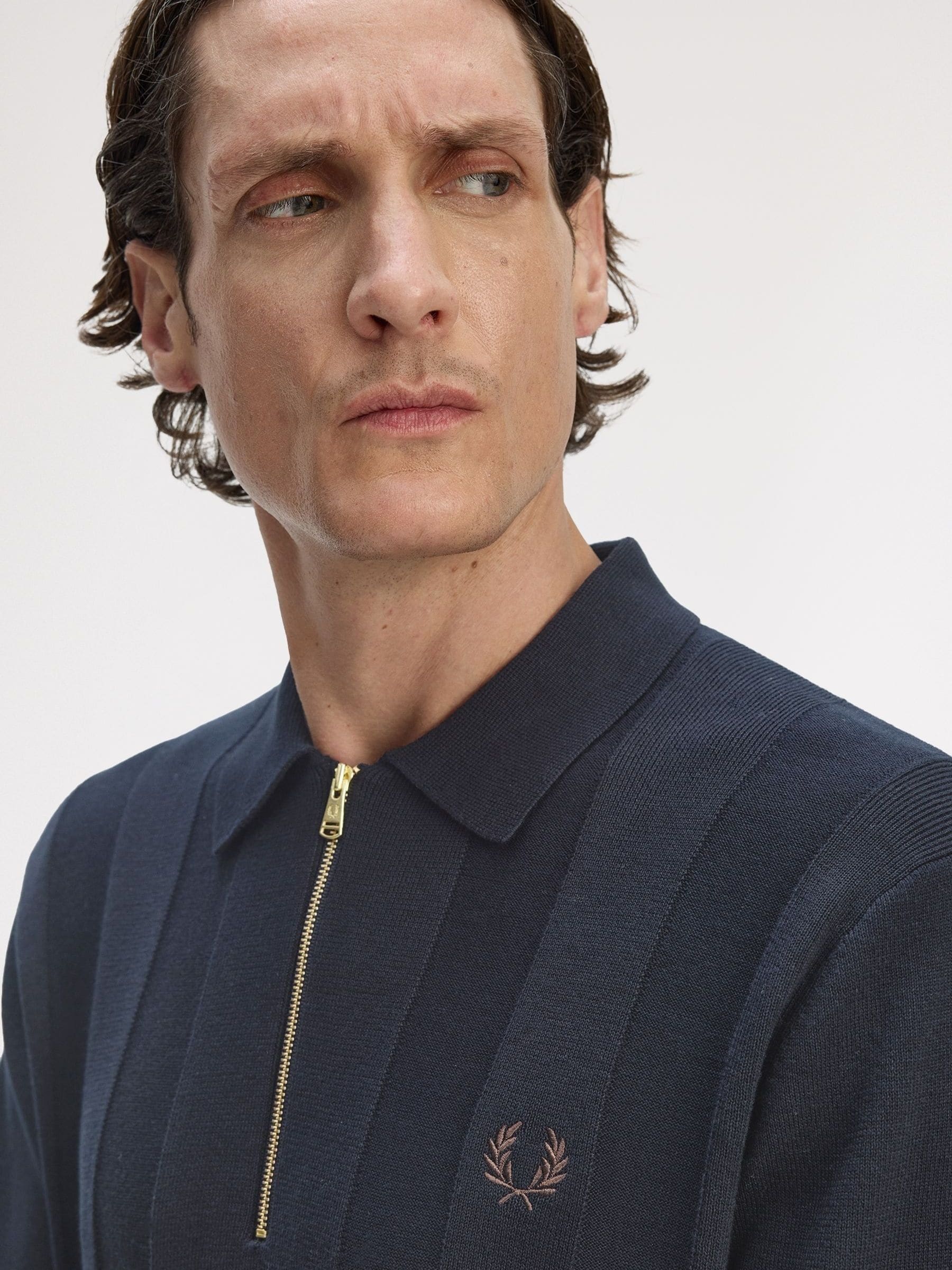 Buy Fred Perry Blue Tonal Stripe Knitted Shirt from Next South Africa