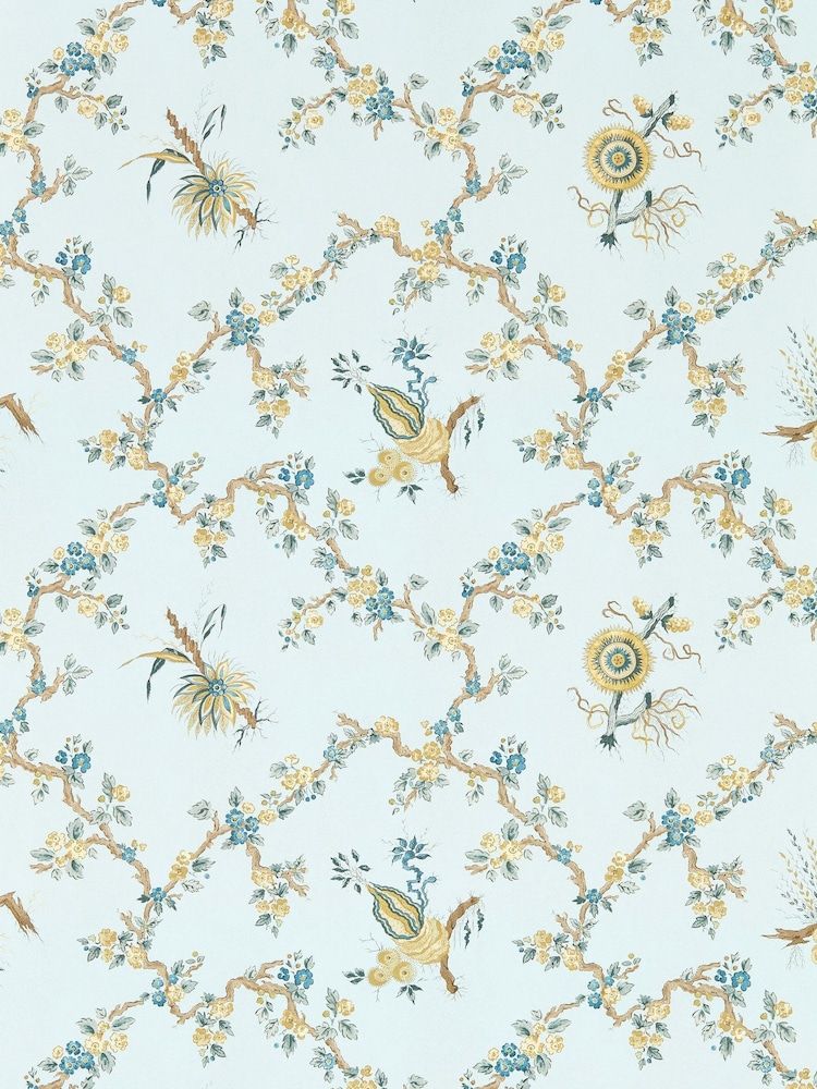 Sanderson Primrose Danbury Giles Trelliage Deacon Wallpaper - Image 1 of 1