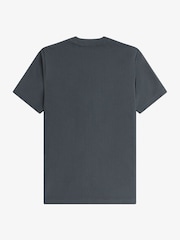 Fred Perry Grey Vertical Stripe T-Shirt - Image 2 of 2