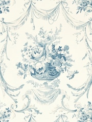 Sanderson Olympic Blue X Giles Andromedas Cup Deacon Wallpaper - Image 1 of 1