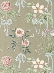 Sanderson Florin Madder Giles Cupids Beau Deacon Wallpaper - Image 1 of 1