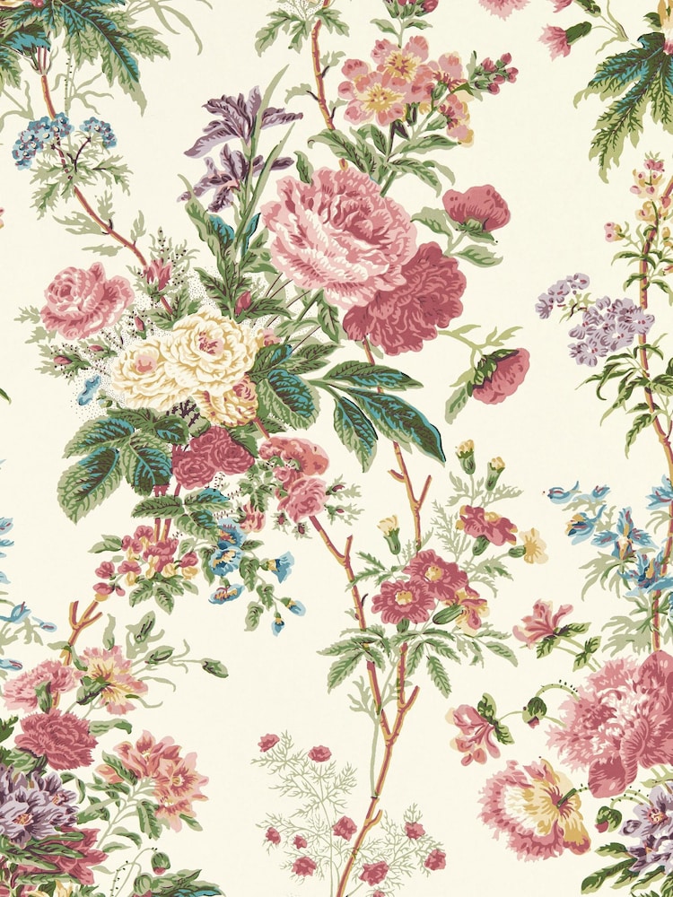 Sanderson Carmine X Giles Lakeland Paradis Deacon Wallpaper - Image 1 of 1