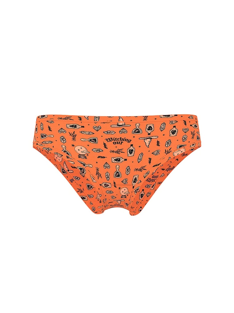 Victoria's Secret PINK Black Witchy Print Cheeky Cotton Knickers - Image 3 of 3 Victoria's Secret PINK Black Witchy Print Cheeky Cotton Knickers - Image 3 of 3