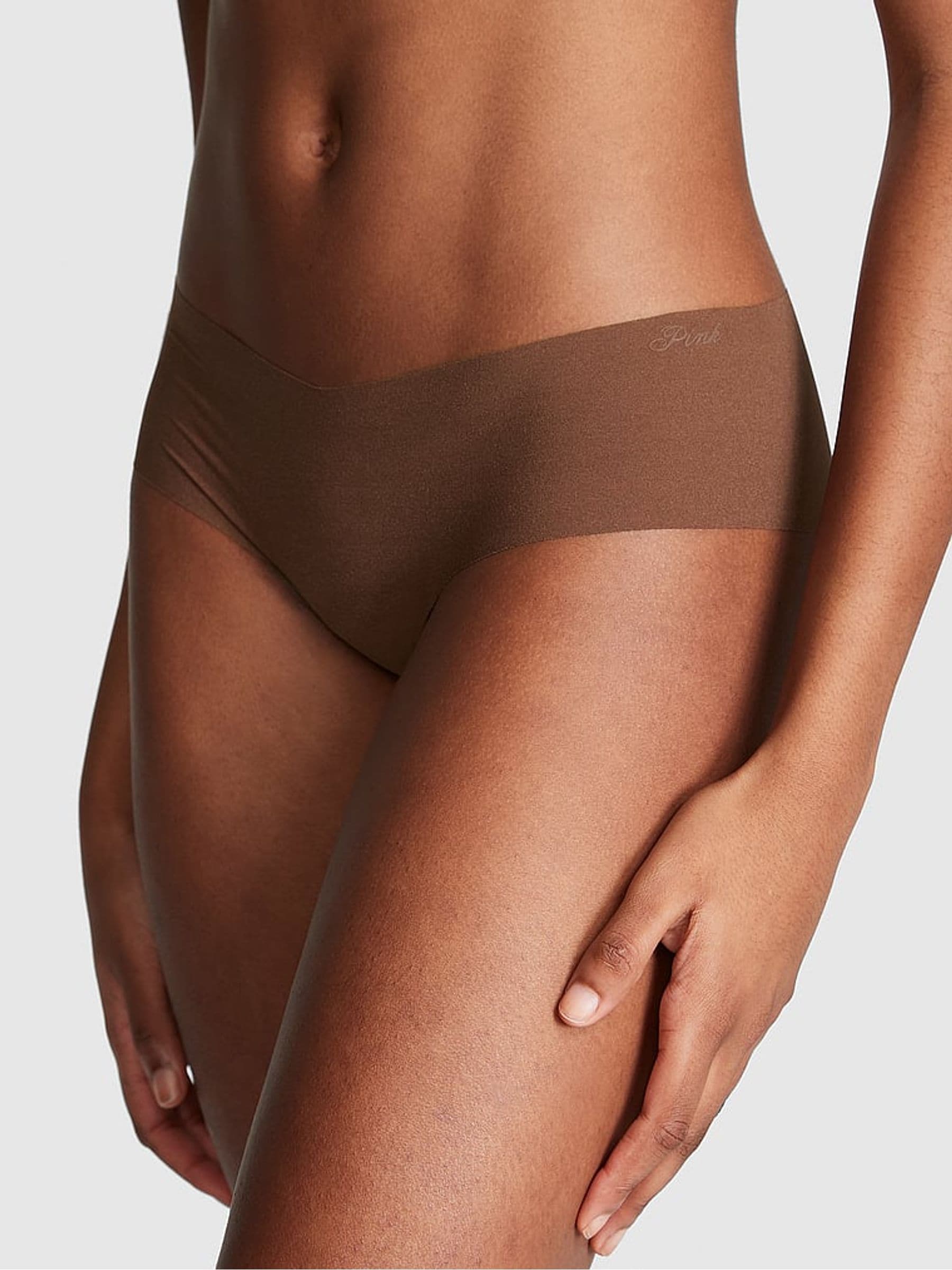 Victoria's Secret PINK Mousse Nude Cheeky No Show Knickers