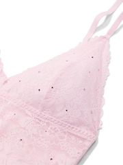 Victoria's Secret PINK Pink Tulip Bralette Diamonte Lace Bra Top - Image 5 of 5
