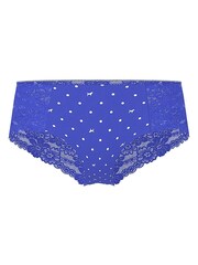 Victoria's Secret PINK Ultra Marine Blue Cheeky No Show Lace Trim Knickers - Image 3 of 3