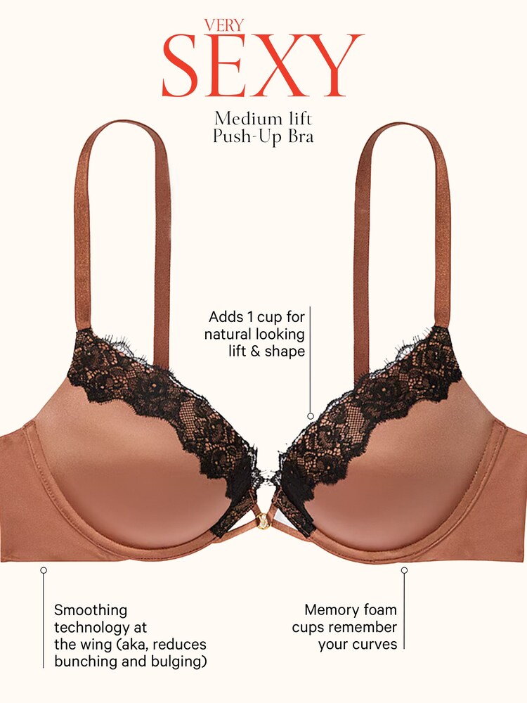 Victoria's Secret Angel Pink Push Up Bra - Image 4 of 4