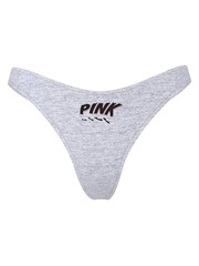 Victoria's Secret PINK Medium Heather Grey Brazilian Cotton Knickers - Image 3 of 3